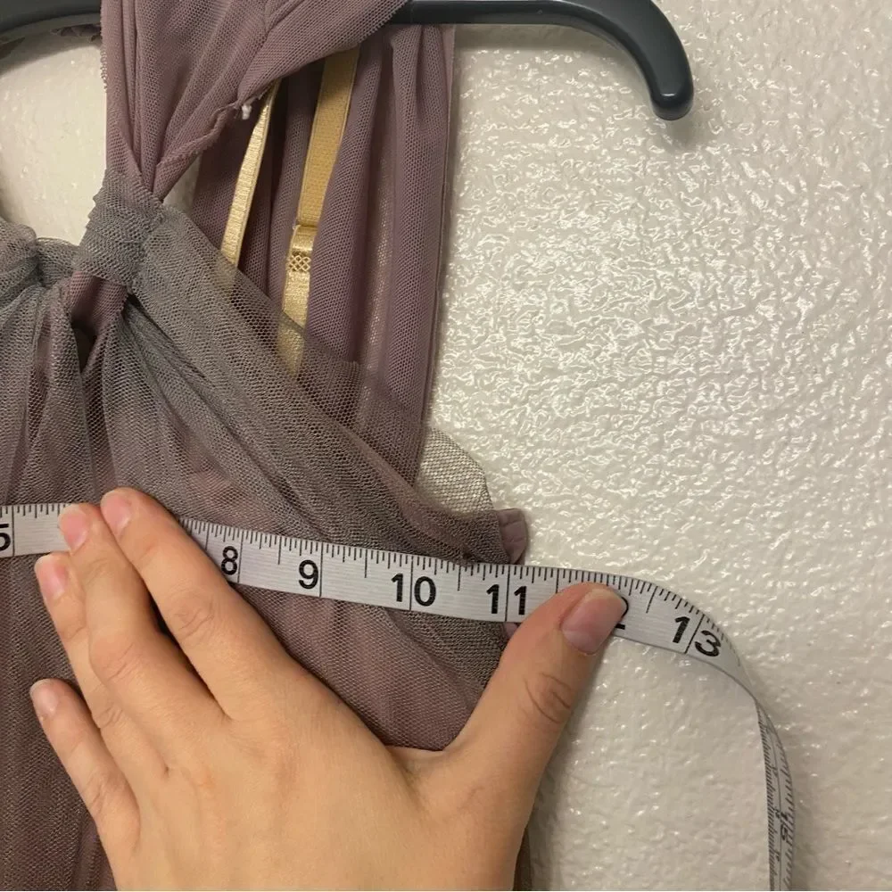 WEISSMAN Dance lyrical ballet dress ombre mauve Little Do You Know 11270 IC 7/8